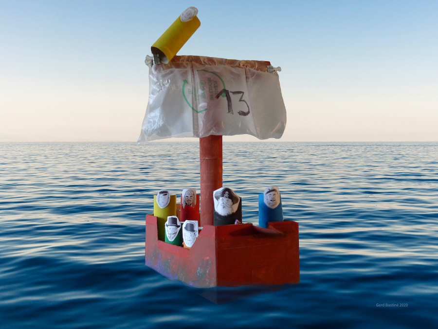 Piraten auf dem Meer